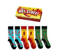 Cockney Spaniel Hey Hot Stuff! - 3 Pairs of Scorching socks | UK 6-11 | EUR 39-46 | US 7-12