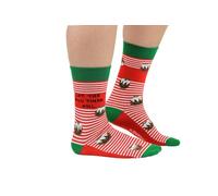 Cockney Spaniel - Let the Pud Times Roll - Christmas Socks UK 6-11