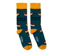 Cockney Spaniel WANNA SEE MY WIENER 1 Pair of Matching Socks | UK 6-11 |