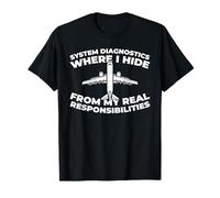 Cockpit Aviation - Avionics Flight Engineer T-Shirt
