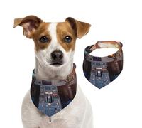Cockpit of an Airplane Dog Bandana for Small Medium Large Dogs, Cat Dogs Kerchief Triangle Bibs Scarf for Girl Or Boy