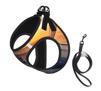 Cockpit of an Airplane Dog Harness - Equipped with Reflective Straps and Quick Release Buckles - Suitable for Small Cats and Dogs