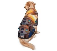 Cockpit of an Airplane Dog Hoodie â€“ Soft & Breathable Polyester Pet Clothes for Medium, and Large Dogs