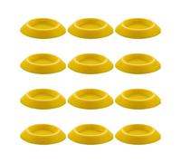 Cockroach Feeding Bowl - Small Feeding Dish | Isopod Feeder Dish | 12 Pieces Non-Slip Enclosures FeedingTray | Roaches Tiny FeedingDish for Millipedes Dwarf Invertebrates Tiny Pet Animals