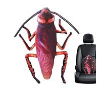Cockroach Stuffed Animal - 21 Inch Realistic Plush Toy, Funny Throw Pillow Gift, Home Sofa Car Decoration, Novelty Gag Gift | Party Favors & Supplies For Boys And Girls, Giant insct Décor, Road Trip