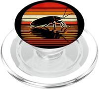 Cockroach Sunset Retro Style Safari Vintage 70s Insects PopSockets PopGrip for MagSafe