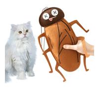 Cockroach Toy for Cats, Cat Toys | Felt Teething Chew Toy with Cat and Bell, Cockroach Shaped Cat Play Toy for All Breeds, Reduce Boredom, Promote Exercise