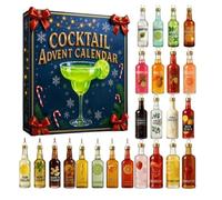 Cocktail Advent Calendar 2025, Christmas Countdown Calendar, 24 Days Without Repetition, A Daily Tasting Journey Through, Holiday Countdown & Gifting of Whiskey Gift Whiskey Lovers(1pc)