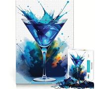 Cocktail And Kitchen for Adults 1000 Piece Puzzle Cognitive Train Clean Connection Pattern Build Room Art (38x26cm)