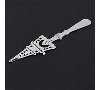 Cocktail Bar Glass Mug, 304 Stainless Steel Unique Design Drinking Filter Absinthe Wood Spoon, 1 Piece (Iron Tower Absinthe Spoon)