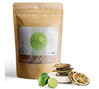 Cocktail Crowd Dried Lime Slices Wheels for Drinks, Garnishes, Cooking Baking Sugar Free dehydrated Dried Lime Fruit Slices for Cocktails Gin, Water Removed Nothing (25 Grams)