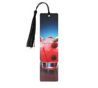 Cocktail Cup Printed Metal Bookmarks S - Black Lightweight Aluminium Book Marker for Books, Journals & Gifts, Ideal Book Lovers, Holiday Decor & Crafts