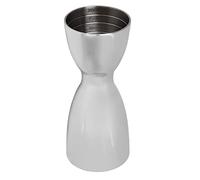 Cocktail Double Jigger, Stainless Steel Wine Measuring Cup, Bar Bartending Measuring Tool with U Shaped Design, Dual Head Cocktail Jigger for Professional Mixologists and Home Bars (Mirror Light)