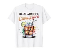 Cocktail for Bartender Hen Party Blutgruppe Cuba Libre T-Shirt
