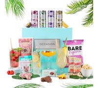 Cocktail Gift Set With Gourmet Treats Hamper Packaged In Our Signature Magnetic Gift Box