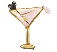 Cocktail Glass Foil Party Balloon, Helium Air Hen Party Balloon, Birthday Balloon, Cocktail Party Balloon Decoration
