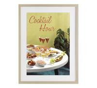 'Cocktail Hour Table Spread'| Framed Print Under Glass
