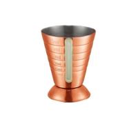 Cocktail Jigger 15-25-30-50-60-75ml Transparent Jigger Measuring Cup Tools Bar Measure Cocktail(Copper)