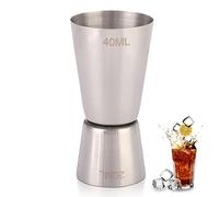 Cocktail Jigger, 20ml/40ml Stainless Steel Alcohol Jigger Double Liquor Measuring Jigger Dual Spirit Measure Cup Shot Measure Alcohol Measure Double Jigger for Bar Cocktail (2cl/4cl)
