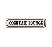 Cocktail Lounge Custom Street Sign Cocktail Lounge Metal Sign Cocktail Lounge Sign Cocktail Lounge Owner Gift Wall Art Vintage Rustic Metal Wall Sign For Bedroom Kitchen Cafe Bar Office Garage