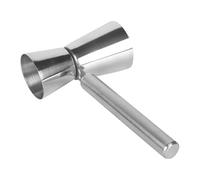 Cocktail Measuring Cup - Jigger Barman 30 ml/60 ml | Double Size for Spirits in 304 Stainless Steel | Professional Bar Tool for Home Parties, Picnics and Mixing Grilled Drinks