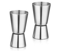 Cocktail Measuring Cups, 2cl & 4cl Dual Spirit Measure Cup Jigger, Precise Scale Measuring Cup Cocktail, cl Measuring Cup Cocktail for Bars Home High Quality Gin Whiskey Alcohol Pack of 2