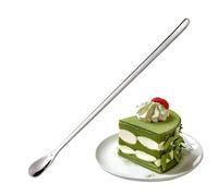 Cocktail Mixing Spoon - 26cm Strong Grip Stirring Cutlery, Long Handle Iced Tea Spoon | Coffee Spoons for Bar Mixing Enthusiast Beginners Party Wedding Reception Iced Tea Whiskey, 316L Long Handle