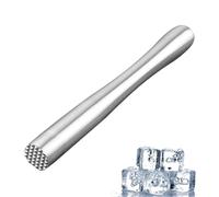 Cocktail Muddler,22.5cm Ice Crusher Stainless Steel Cocktail Muddler,Cocktail Ice Muddler,Crushed Ice Stick,for Bartending Professional and Amateur Alike,Make a Mint Fruit Drink,Bartending.