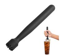 Cocktail Muddler Fruit Masher - PP 20.7x2.6x2.6cm 77g Non-Slip Comfortable Handle, Lemon Muddler Ice Breaking Wine Mixing Stirring Stick, for Cocktails Home Bar Family Gatherings Kitchen