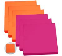 Cocktail Napkin, 120 Count Neon Napkins, Rose Red & Orange Non-Slip Disposable Napkins for Party, Wedding, Dinner, Cocktail/13x13 Inch