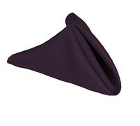 Cocktail Napkins,Serviettes Square Napkins for Wedding Restaurant Burgundy Black White 10Pcs 40cm(Eggplant)