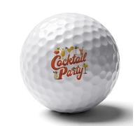 Cocktail Party Vintage 80s Golf Balls Rubber Practice for Training for Backyard Beginner