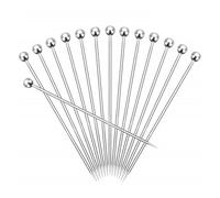 Cocktail Picks, 20PCS Cocktail Garnish, Metal Cocktail Sticks, Reusable Cocktail Sticks for Food, Olive Picks