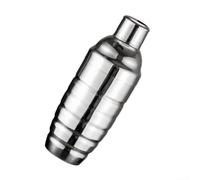 Cocktail Shaker 304 Stainless Steel Threaded Leak-Proof | 304 Steel Threaded Seal with Non-slip Grip, 500ml/700ml Options for Home Bars and Parties