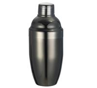 Cocktail Shaker 500ml Bar Cocktail Shaker | Martini Shaker Drink Mixer With Built-In Strainer For Bartending(BLACK)