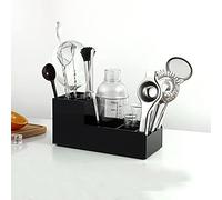 Cocktail Shaker Bartender Kit with Stand Bar Set for Drink Mixing - Tools(A)