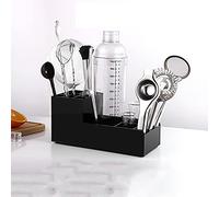 Cocktail Shaker Bartender Kit with Stand Bar Set for Drink Mixing - Tools(C)