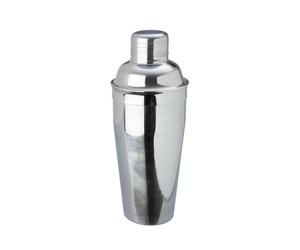 Cocktail Shaker Deluxe Style Stainless Steel 3 Piece Built in Strainer 750ml