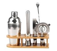 Cocktail Shaker, Mixology Bartender Kit, Stainless Steel Set, for Drink Mixing, Bar, Home, Lounge Party