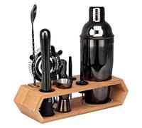 Cocktail Shaker Set, 10 Pcs Bartending Kit with Stand - Essential Bar Tools for Professional Mixology