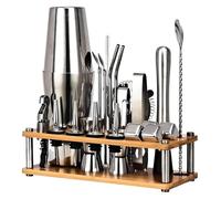 Cocktail Shaker Set, Stainless Steel Bartender Kit, Home Bar Mixer, Essential Tools for Mixology, Professional Barware for Cocktails and Drinks