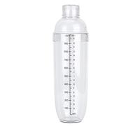 Cocktail Shaker with Scale, Drink Shaker Cocktail Plastic Resin Cocktail Mixer Bottles, Coffee Shaker Transparent Cocktail Maker for Home Bar Milk Tea Shop Party Coffee Shop Restaurant (1000ml)