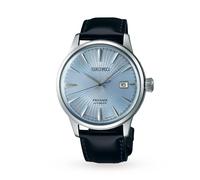 Seiko Men's Presage Automatic Date Leather Strap Watch