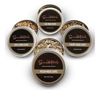 Cocktail Smoker Wood Chips Variety Pack - 4-Pack | Wood Chips Refill for Cocktail Smokers - Bar Accessories Bartender Kit - Works with All Cocktail Smokers Old Fashioned Smoker Chips