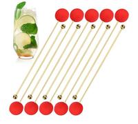 Cocktail Stirrers - Reusable and Portable Drink Mixing Tool | Drink Stirrers for Whiskey Hot Chocolate Coffee White Chocolate Milk Juices Home Café Bar and