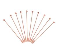 Cocktail Stirring Spoon with Long Handle Stainless Steel 10pcs | Spiral Double End Design, Polished Smooth Surface, for Tall Drinking Glasses, Mixing Glasses, Cafe Prep