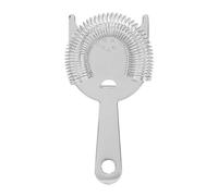 Cocktail Strainer Bar Strainer Cocktail Filtering Tool Stainless Steel Ice Filtering Versatile Bar Drink Strainer for Home Bartenders Professional Bars 304 Stainless Steel (Silver)