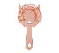 Cocktail Strainer Bar Strainer Cocktail Filtering Tool Stainless Steel Ice Filtering Versatile Bar Drink Strainer for Home Bartenders Professional Bars 304 Stainless Steel (Rose Gold)