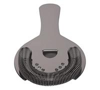 Cocktail Strainer Fine Filter Rust Proof Stainless Steel Portable Professional Bar Strainer for Home Party Bars (Black)