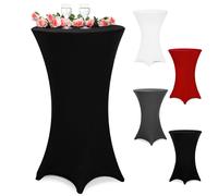 Cocktail Table Cover Black 80cm